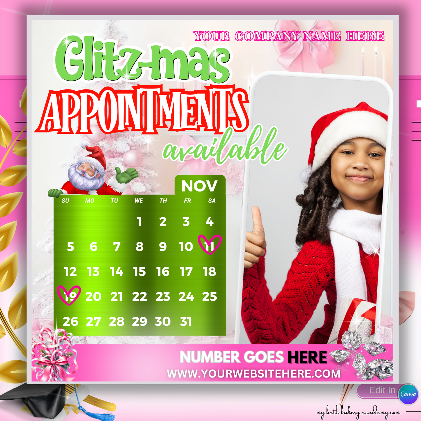 Christmas Flyer - Glitzmas Calendar