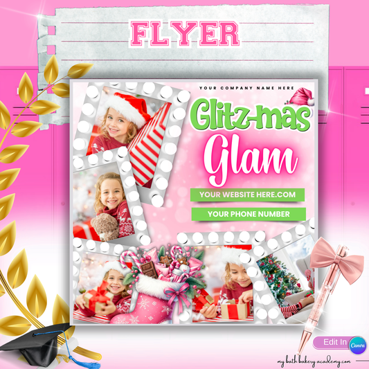 Christmas Flyer - Glitzmas Glam