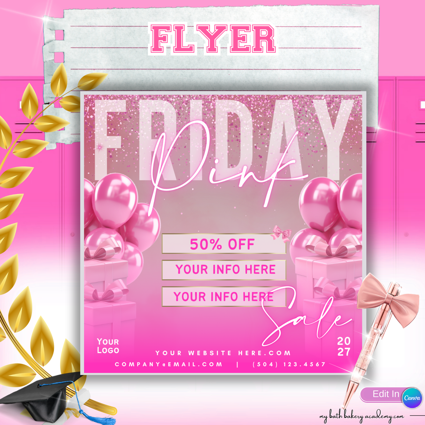 Flyer - Pink Friday Neon