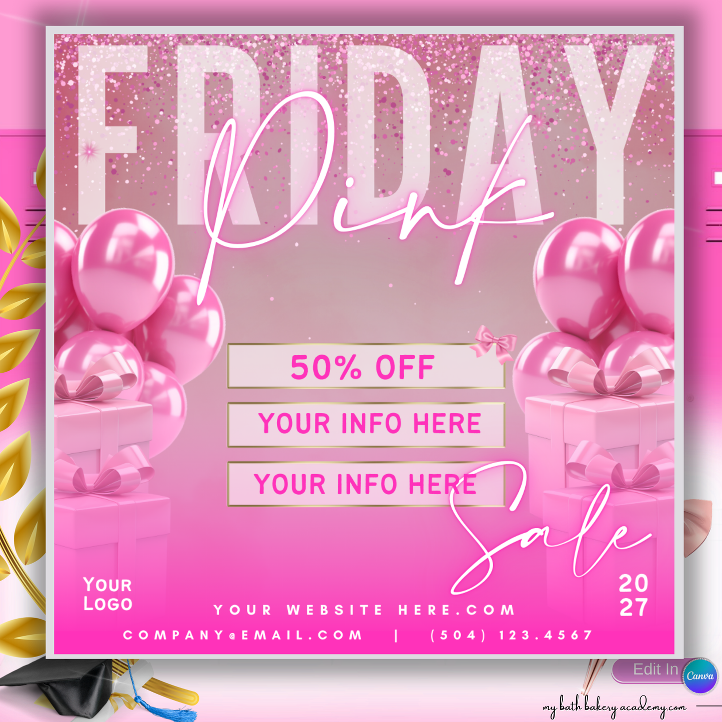 Flyer - Pink Friday Neon