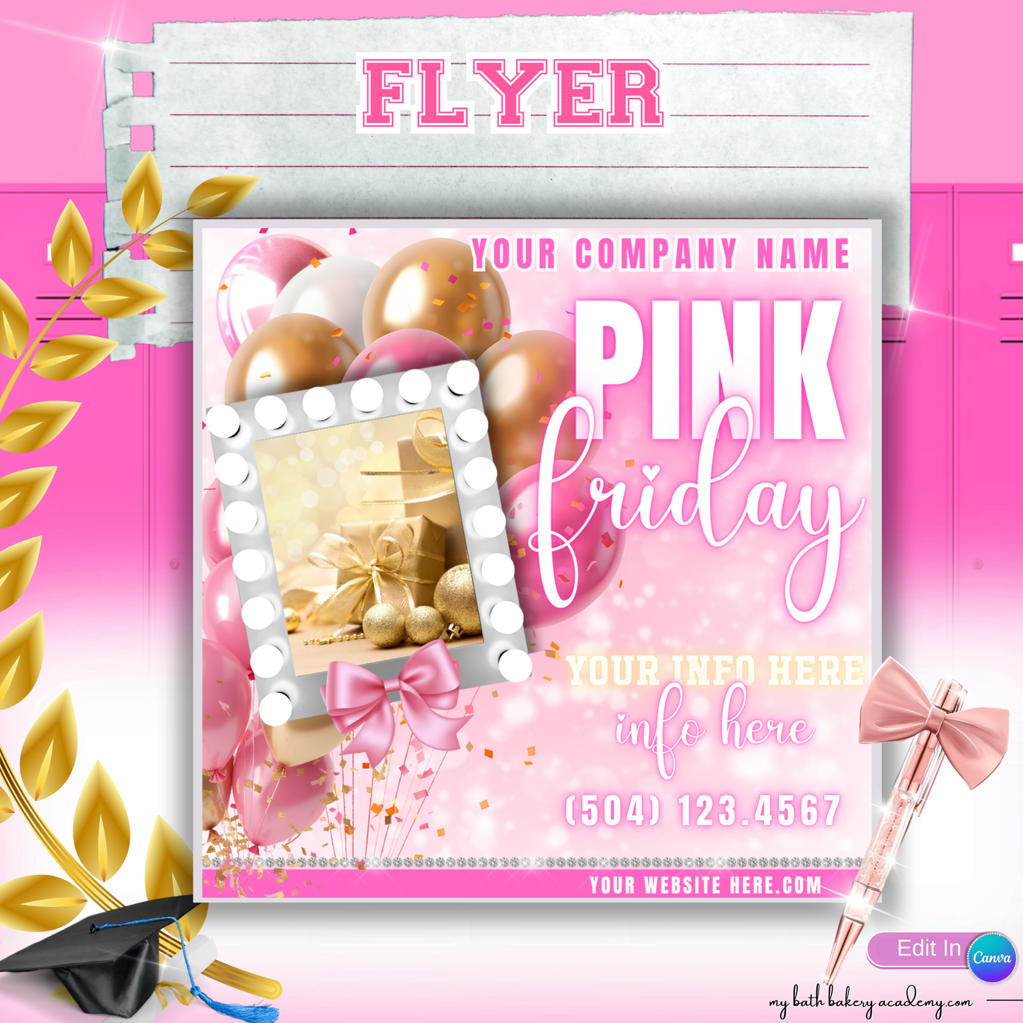 Flyer - Pink Friday Mirror