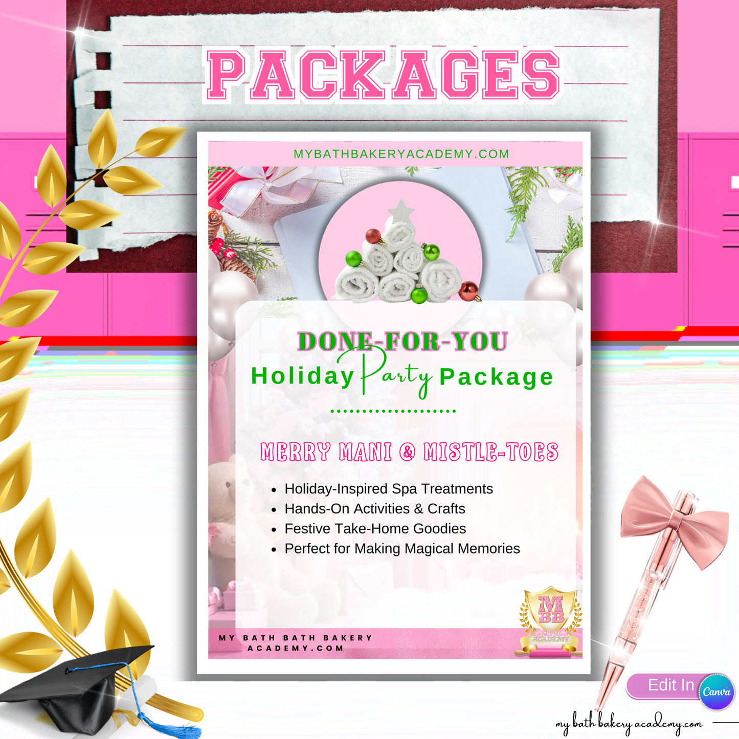 Party Package - Merry Manis