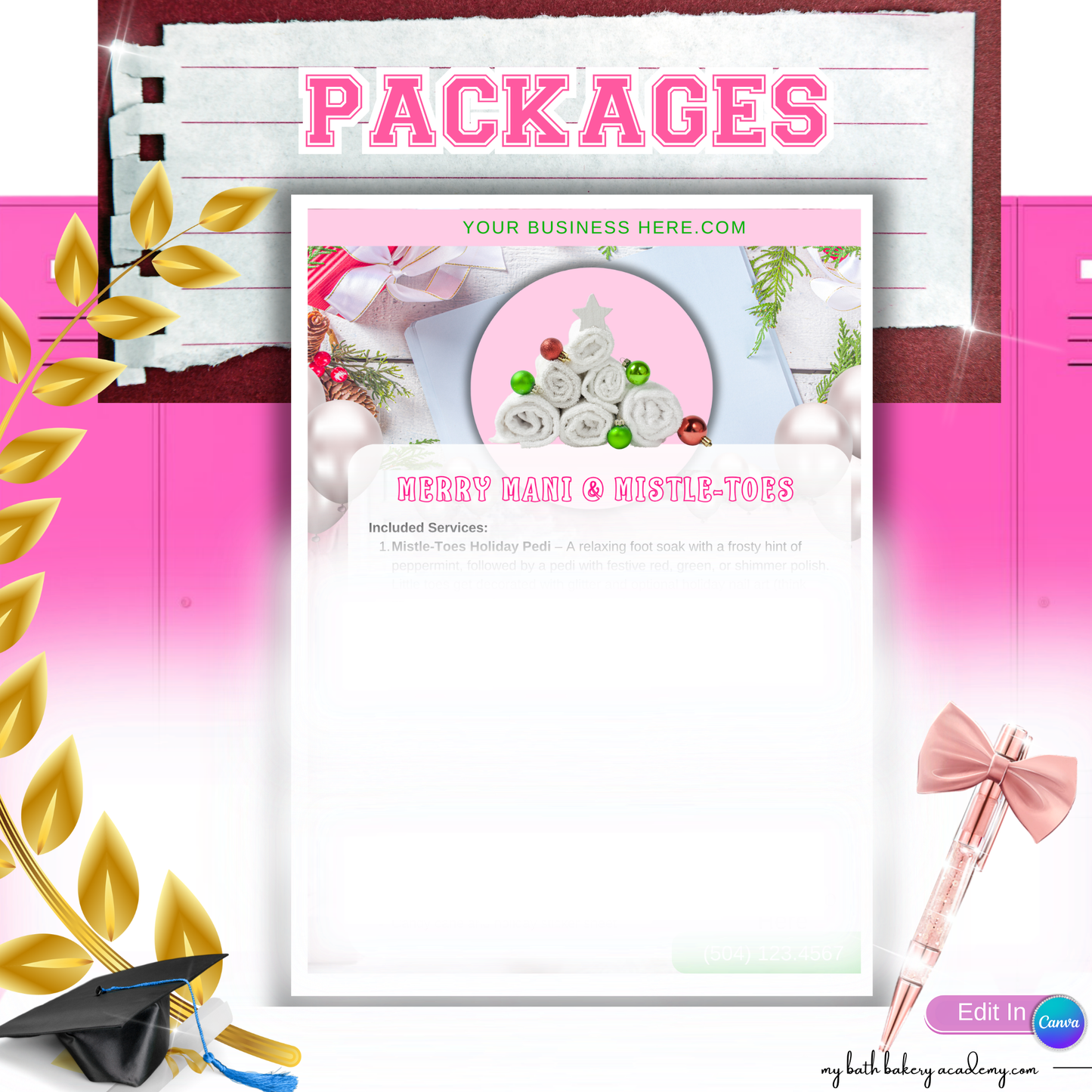 Party Package - Merry Manis