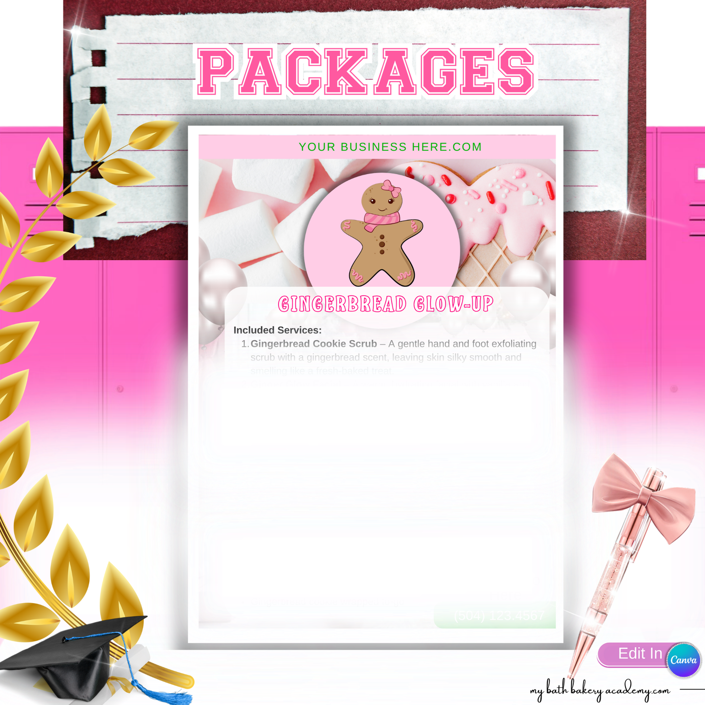 Party Package - Gingerbread Glowup